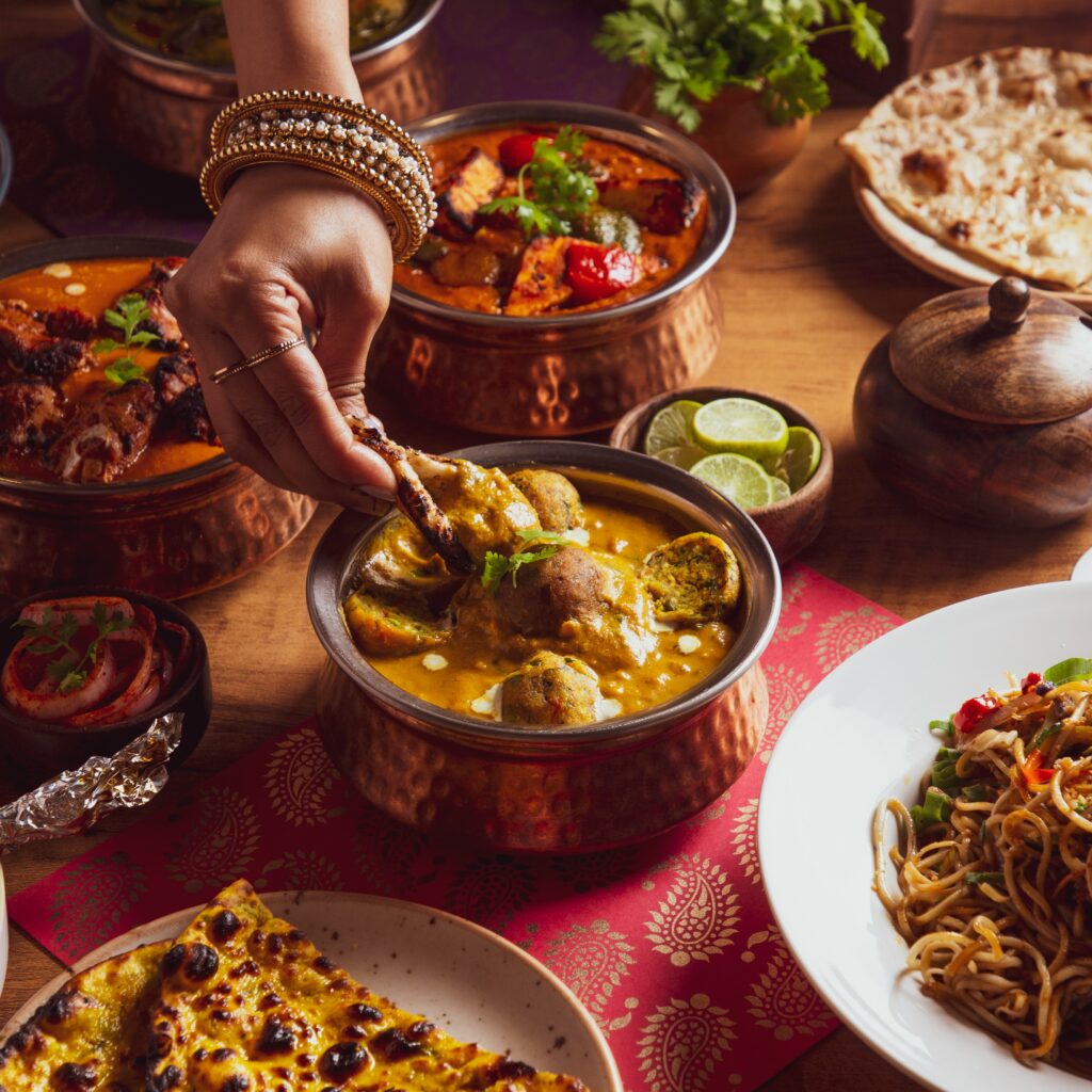 Korma is a mild creamy coconut based dish