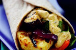 Masala Chicken Wrap recipe