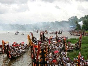 Onam festival boat race