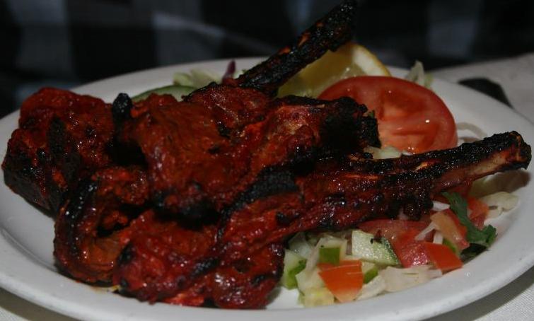 Tikka lamb chops