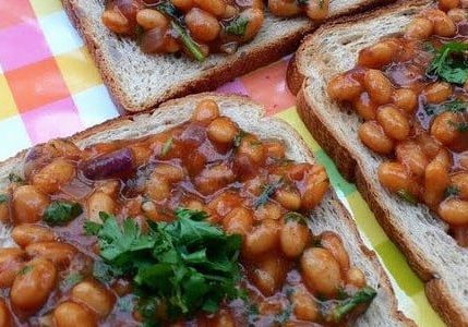Indian-style-beans-on-toast Indian style beans on toast