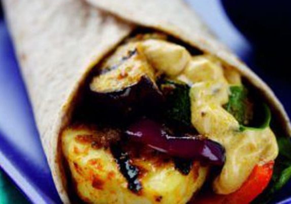 Masala Chicken Wrap recipe