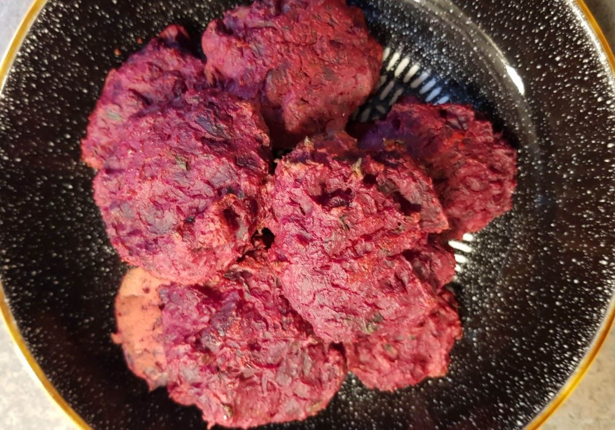 beetroot shami kebabs The end result was delicious (and yes I know my photos are crap)