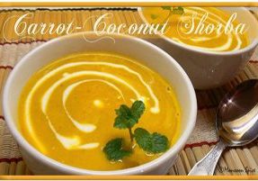 Carrot Coconut Shorba Soup Carrot Coconut Shorba Soup