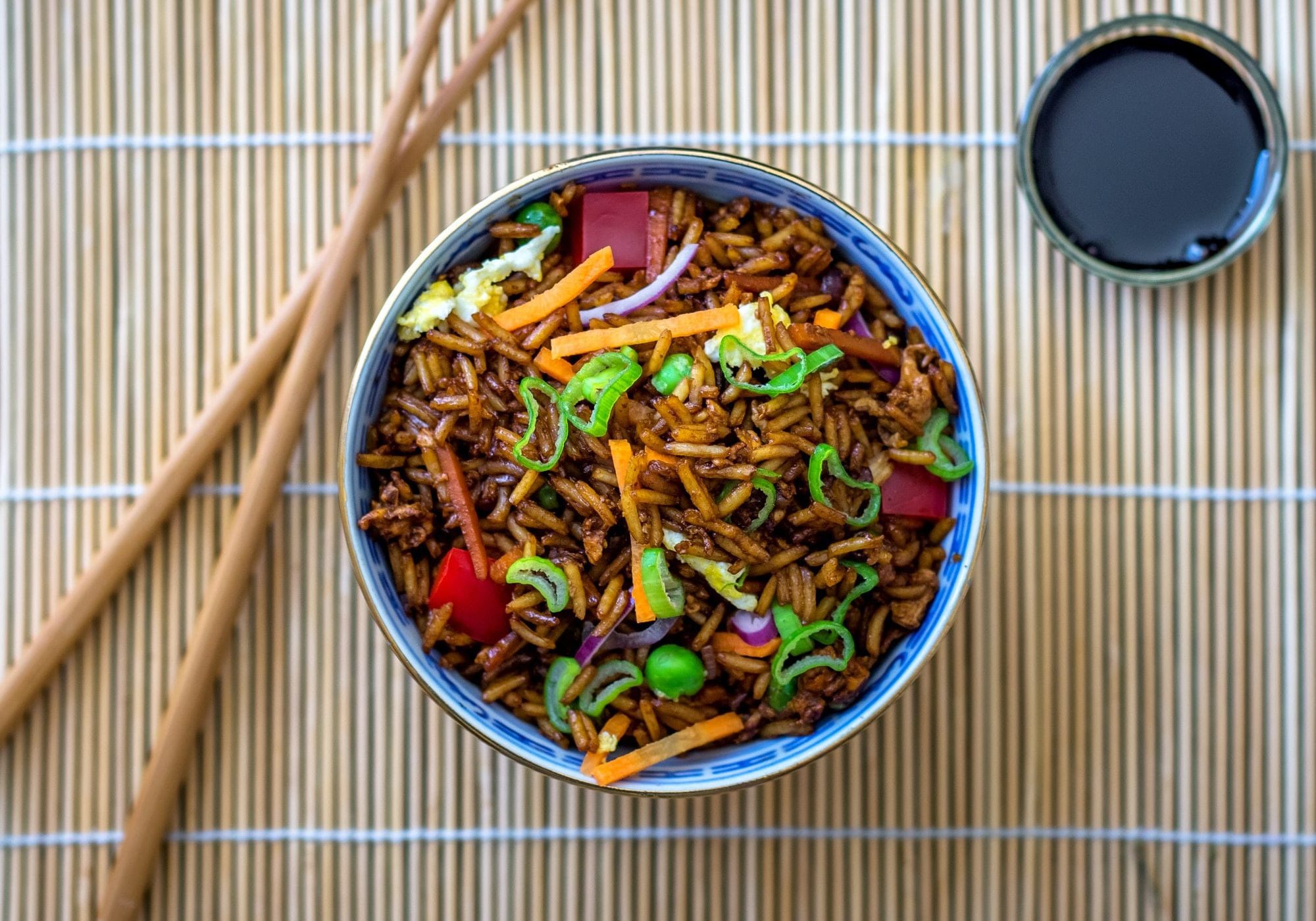 Thai red curry fried rice Thai red curry fried rice
