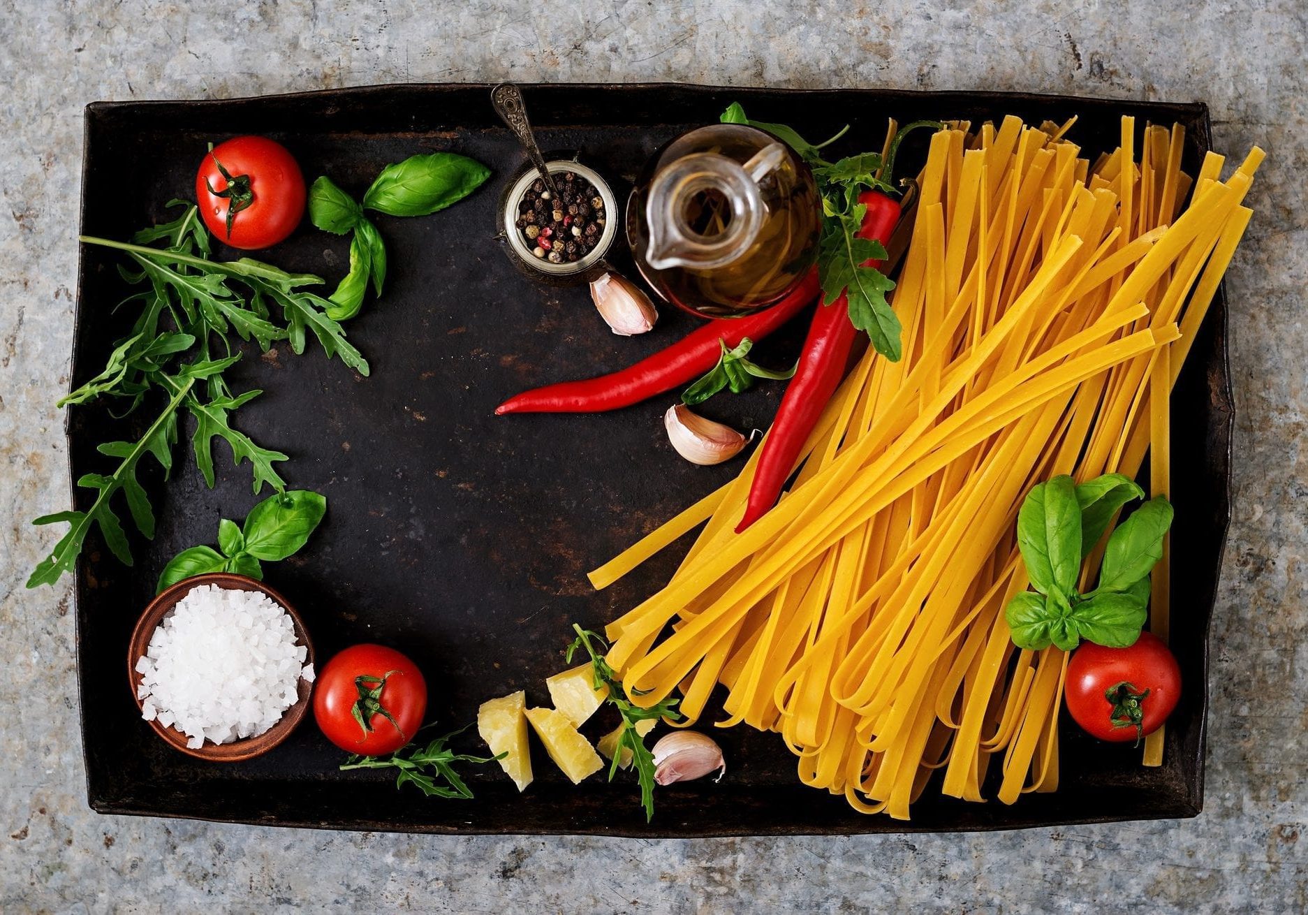 Curried Italian Tagliatelle