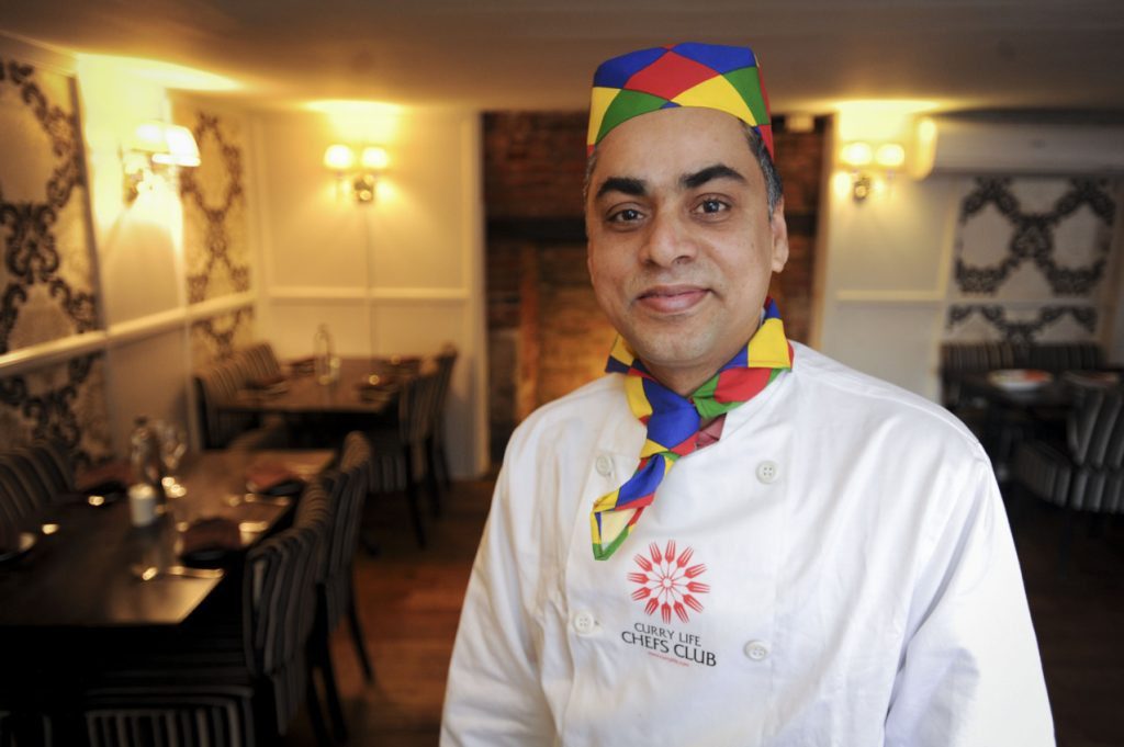 03/01/14 Royston chef flies the flag for British curry - Kneesworth, Royston
03/01/13 Award winning curry chef from Royston, is set to take his culinary delights to Slovenia, Altaf Hussain, Master Chef for Yuba Fine Fusion, Kneesworth near Royston is pictured in action. Picture: Keith Heppell