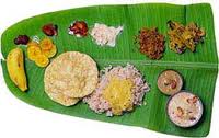 Onam festival feast