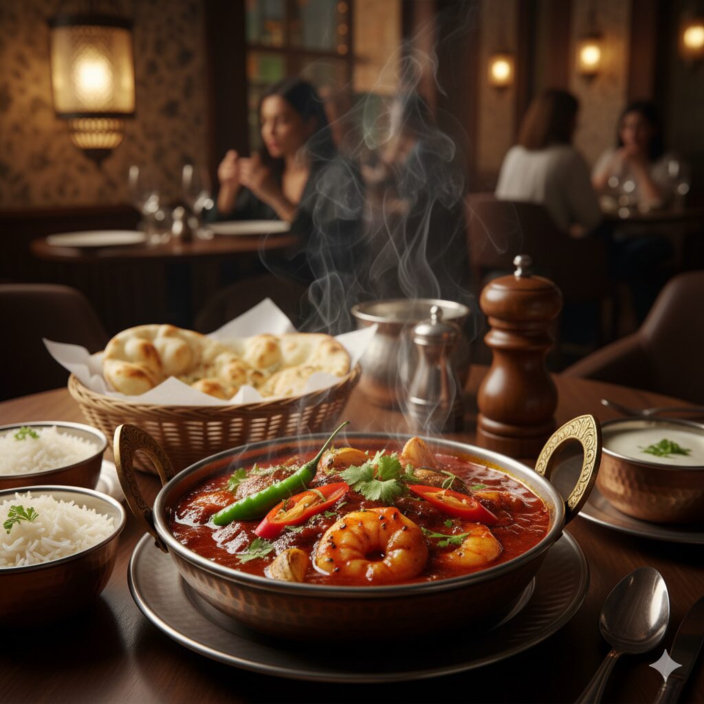 Vindaloo is a hot dish with a Portuguese influence