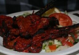 Tikka lamb chops