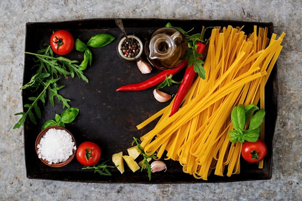 Curried Italian Tagliatelle